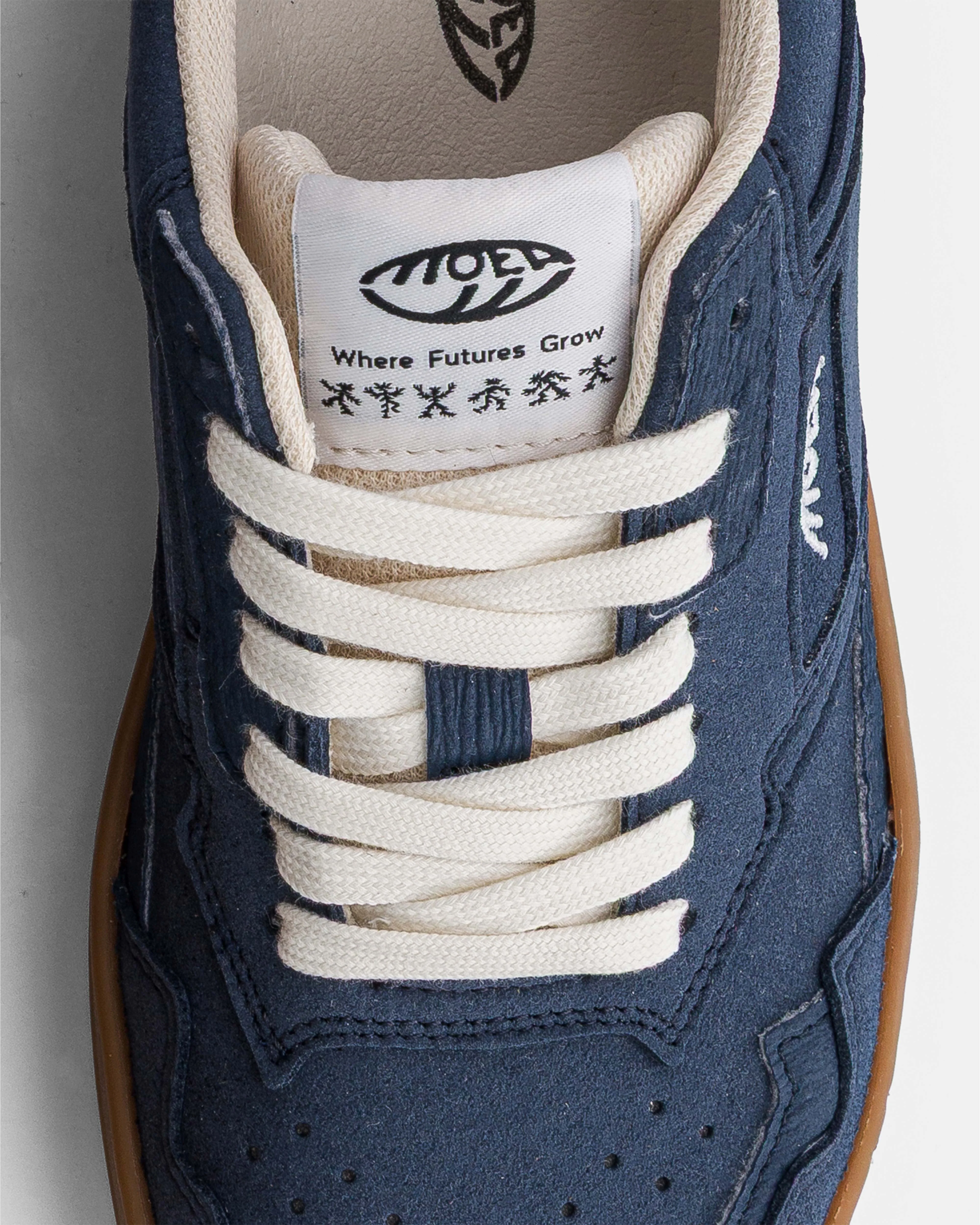 Origin - Full Blue Suede - Mushroom - Image 4